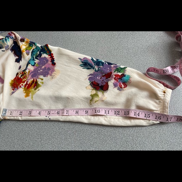 Free People Oversized Floral Swing Blouse Size Small - Picture 11 of 11